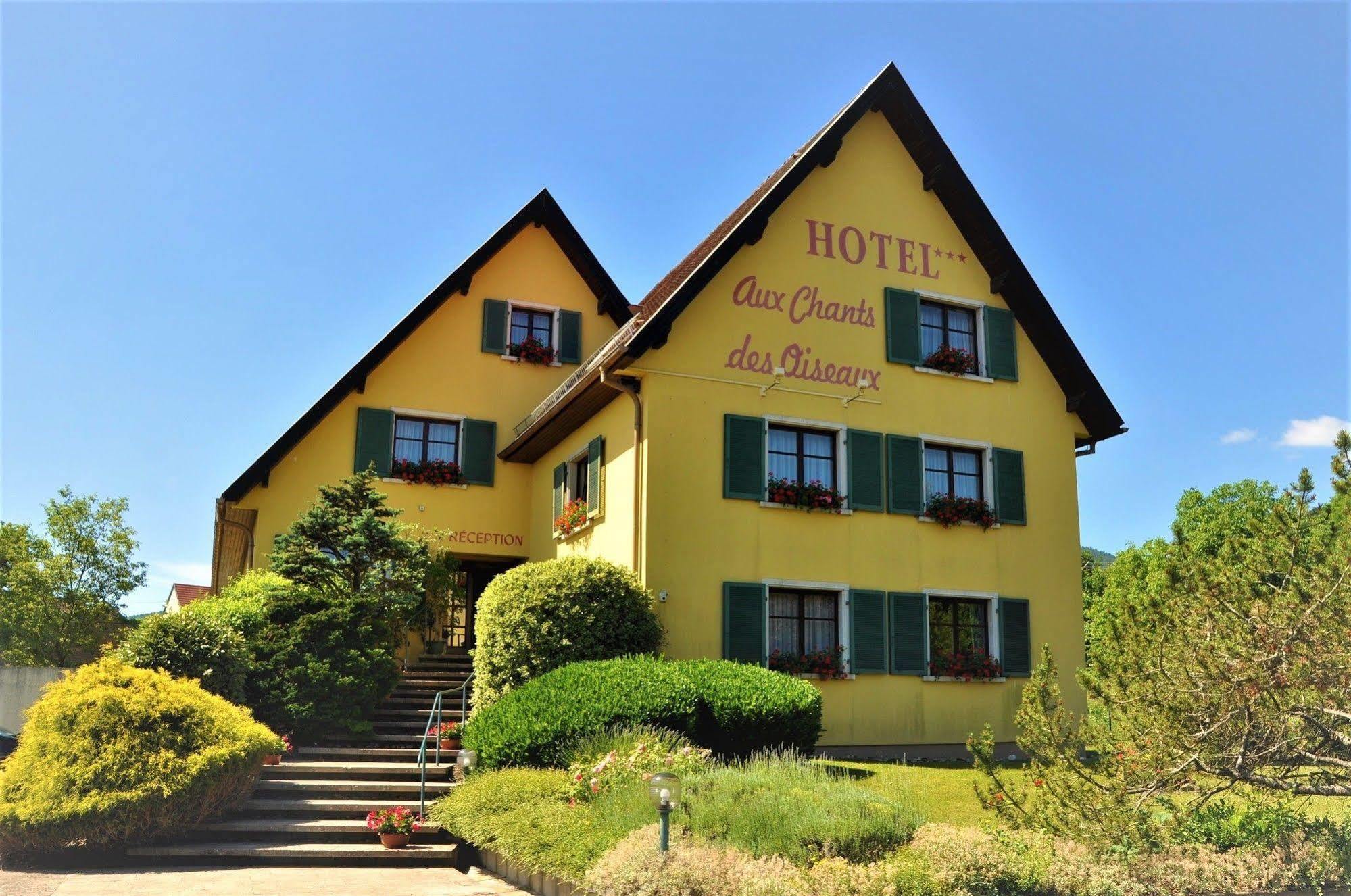 Hotel Aux Chants Des Oiseaux Ottrott Exterior foto